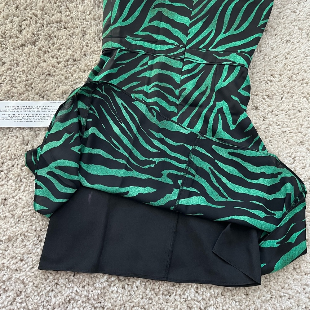 Dress the Population Brielle Zebra Print Mini Dress, Size XXS, NWT - Picture 6 of 13